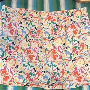 Saint John’s Bay Colorful Floral Print Skort size 20w